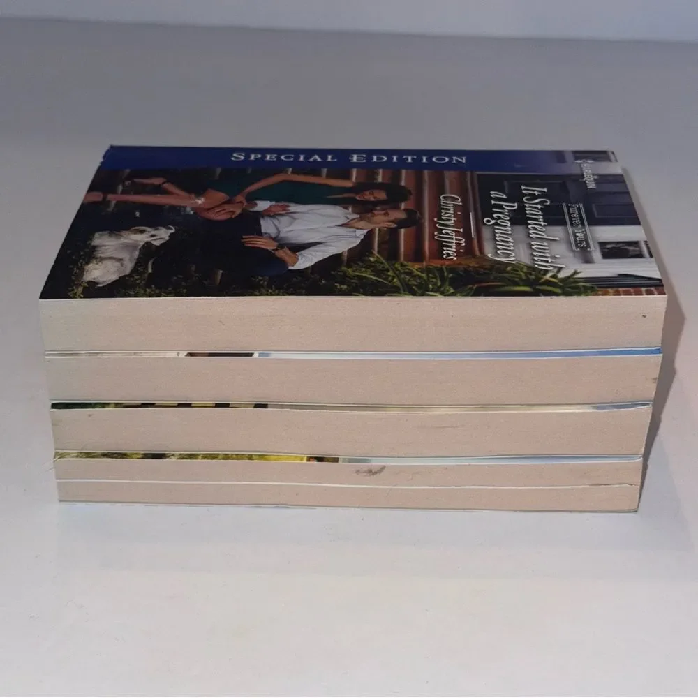 4 Harlequin Special Edition Romance Book Set